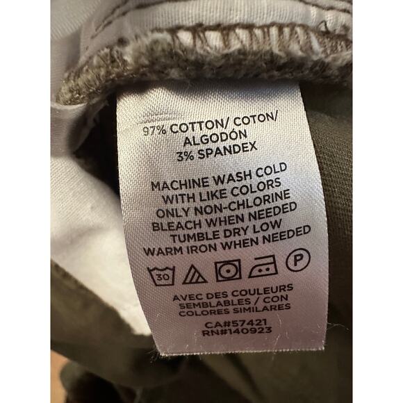 LOFT Women’s Pants Size 6 Olive Green Cotton Blend Stretch Casual Outdoors - Picture 5 of 6